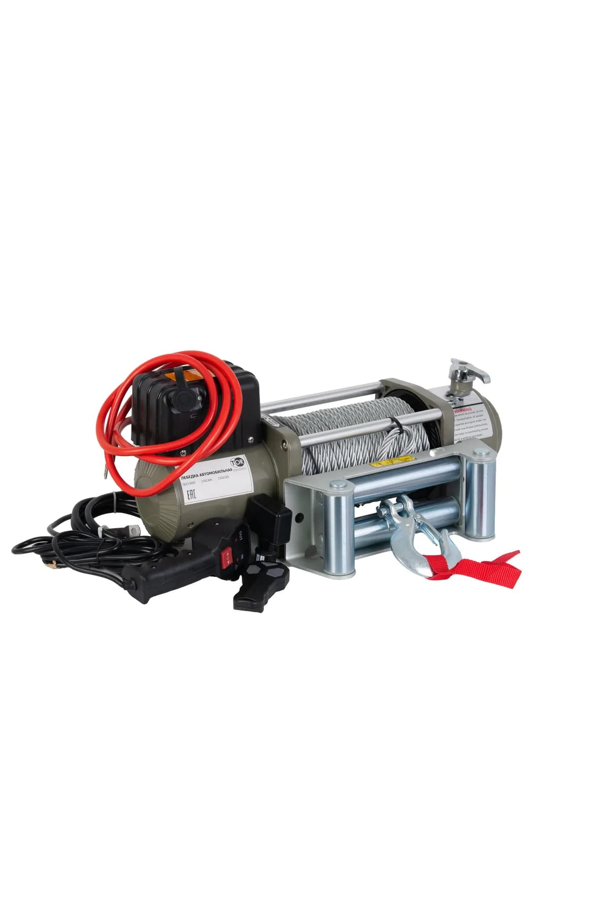 Лебедка автомобильная электрическая 5897кг  28м 12В TOR SEC13000 — фото 6
